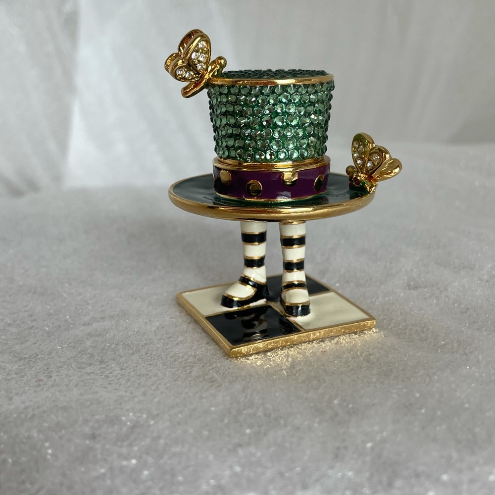Estee Lauder Pleasures The Mad Hatter Solid Perfume Compact 2018 Wonderland